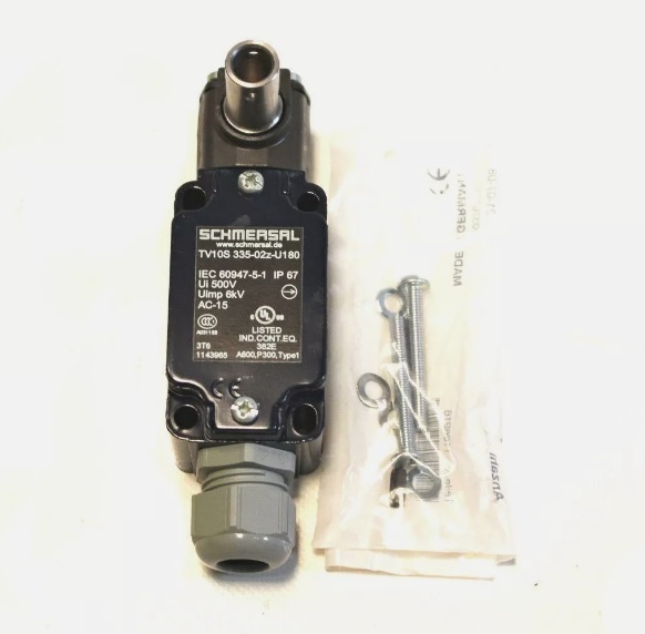 TV10S 335-02Z-U180 Schmersal Sicherheitsschalter 2 Kontakte 500VAC 6kV